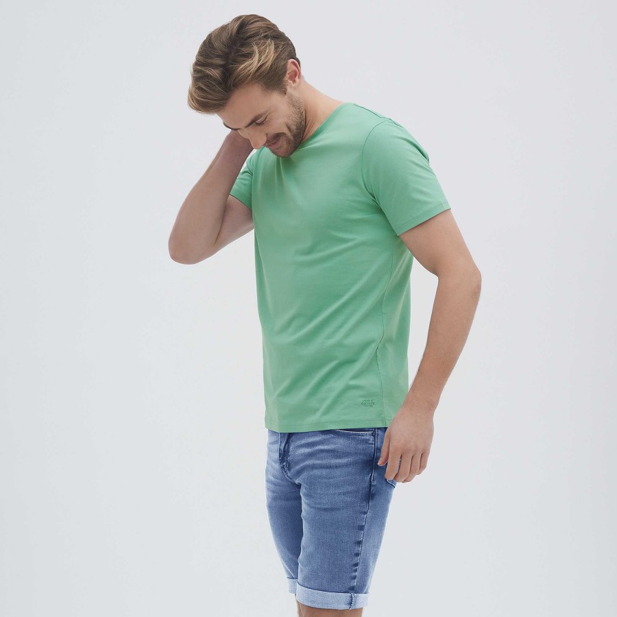 T-Shirts & Polo Shirts | LIVING CRAFTS Norman | T-Shirt Neptune Green