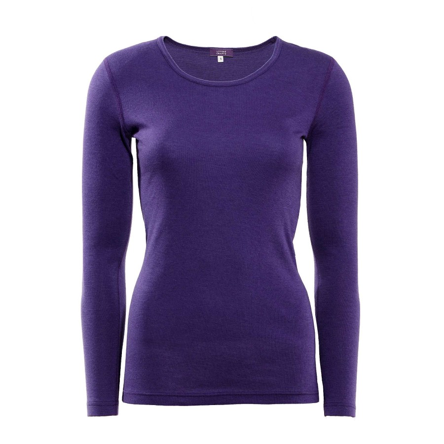 Functional Underwear | LIVING CRAFTS Bianca | Long-Sleeved Shirt Violet