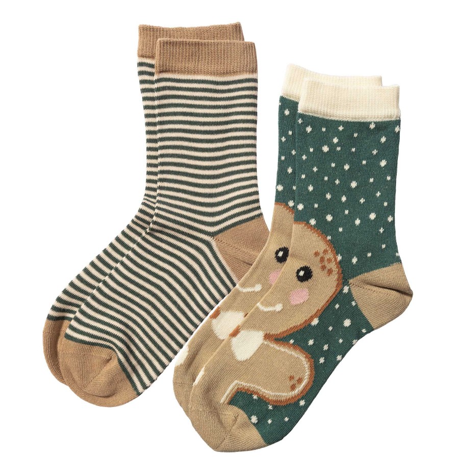 Socks & Tights | LIVING CRAFTS Bear | Socks, Pack Of 2 Little Gingerbread