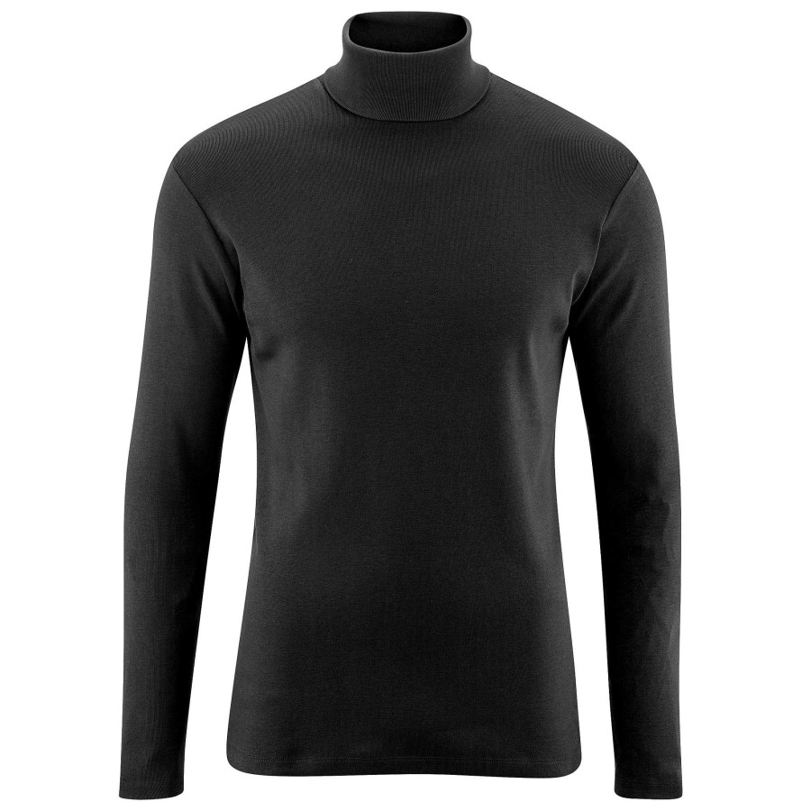 Knitwear & Sweatshirts | LIVING CRAFTS Helge | Turtleneck Shirt Black