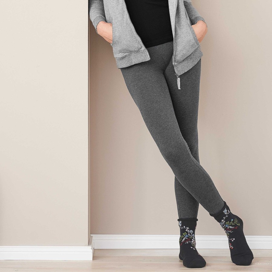 Homewear | LIVING CRAFTS Hella | Leggings Graphite Melange