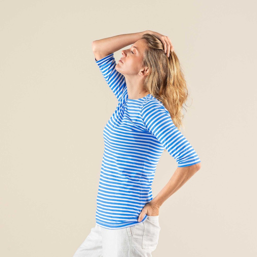 Shirts & Tops | LIVING CRAFTS Chlopea | Shirt Azure Blue/White