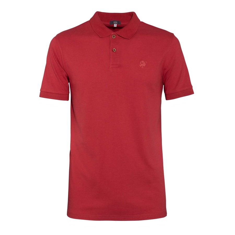 T-Shirts & Polo Shirts | LIVING CRAFTS Kenley | Polo Shirt Mineral Red