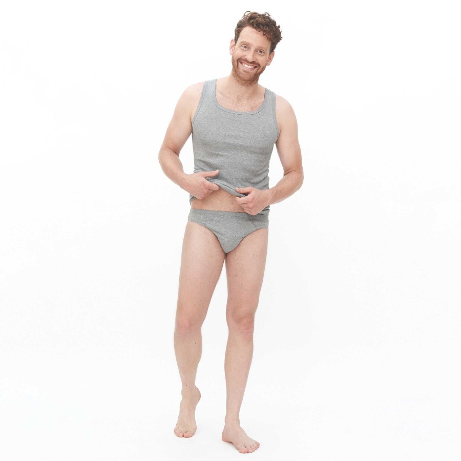 Underwear | LIVING CRAFTS Jan | Briefs Grey Melange