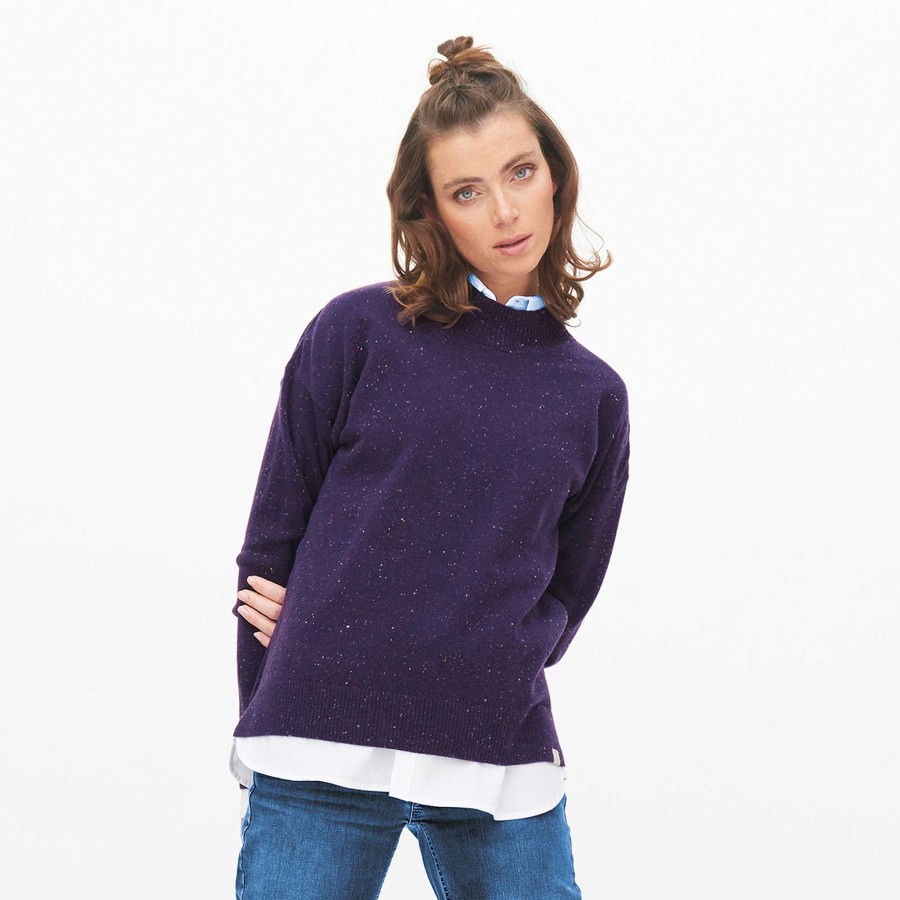 Knitwear & Sweatshirts | LIVING CRAFTS Laina | Sweater Plum