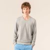 Knitwear & Sweatshirts | LIVING CRAFTS Renzo | Sweater Lightgrey Melange