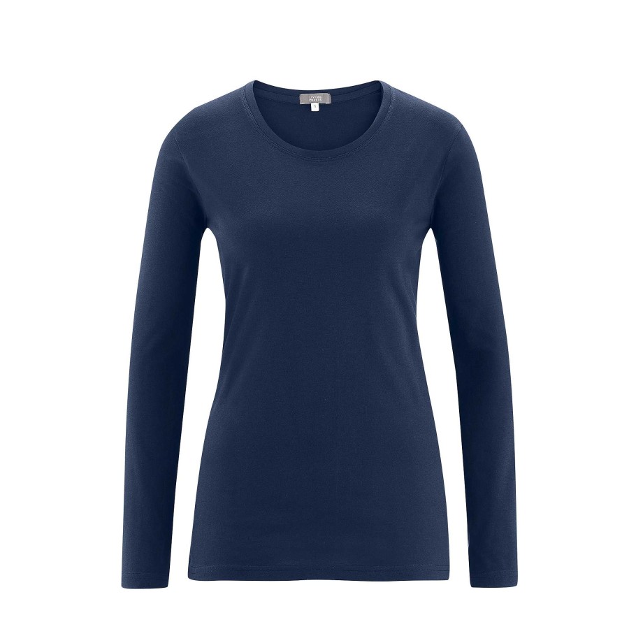 Shirts & Tops | LIVING CRAFTS Fiona | Long-Sleeved Shirt Navy