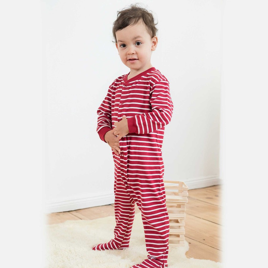 Pyjamas | LIVING CRAFTS Dolphin | Pyjamas White/Red Striped