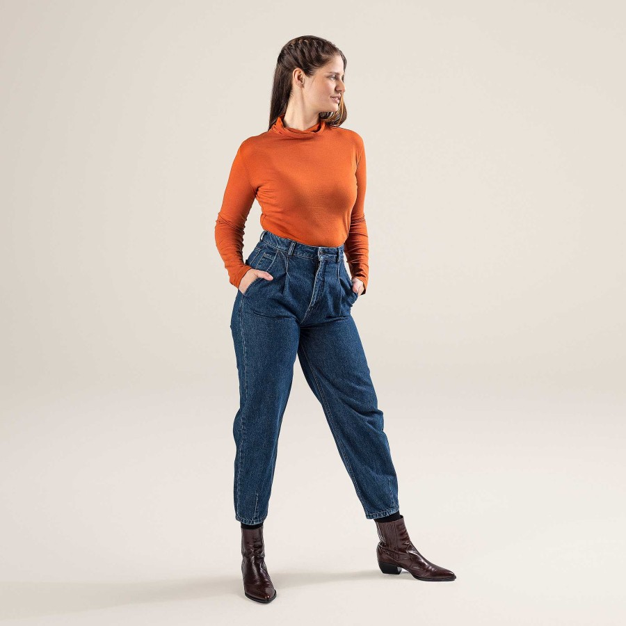 Jeans & Trousers | LIVING CRAFTS Pauletta | Trousers Dark Blue Denim