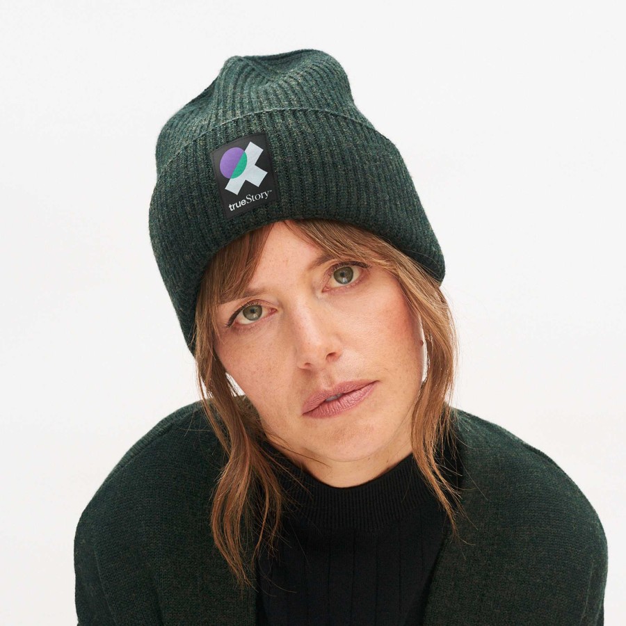 Accessoires | LIVING CRAFTS Truestory Asja | Beanie Forest Green