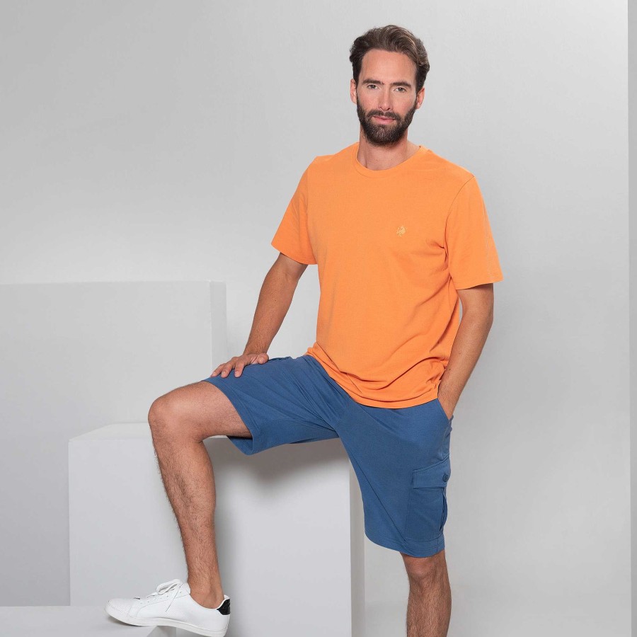 Jeans & Trousers | LIVING CRAFTS Manuel | Cargo-Bermudas Moonlight Blue