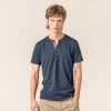 T-Shirts & Polo Shirts | LIVING CRAFTS Othello | Henley T-Shirt Midnight