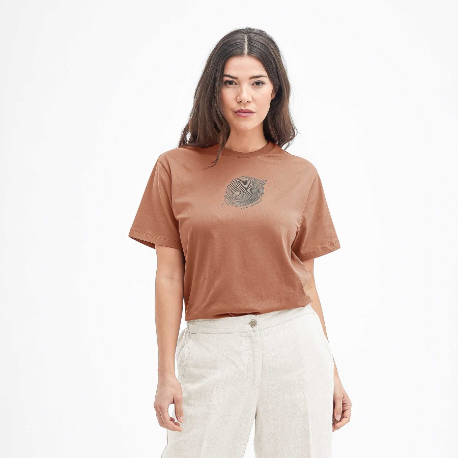 T-Shirts & Polo Shirts | LIVING CRAFTS Nurit | T-Shirt Raw Sienna