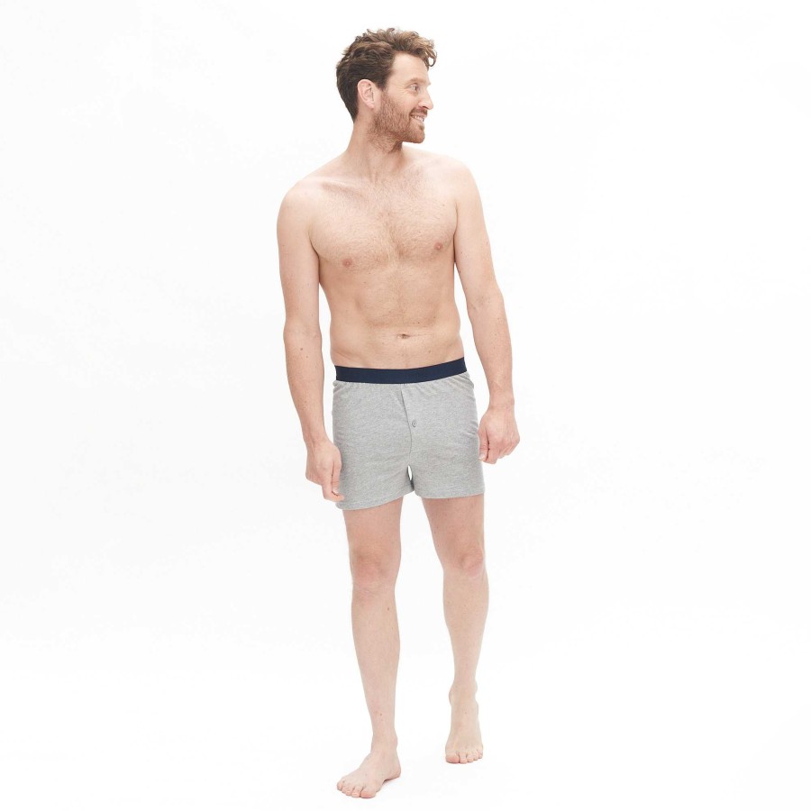 Underwear | LIVING CRAFTS Ethan | Boxer Shorts, Pack Of 2 Stone Grey