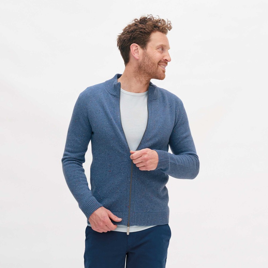 Cardigans & Jackets | LIVING CRAFTS Nigel | Cardigan Infinity Blue