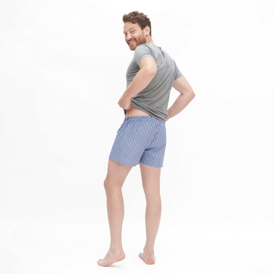 Underwear | LIVING CRAFTS Gregor | Boxer Shorts, Pack Of 2 Denim Blue