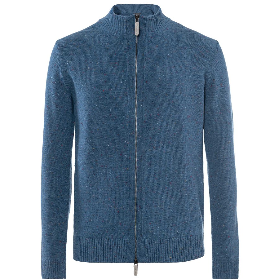 Cardigans & Jackets | LIVING CRAFTS Nigel | Cardigan Infinity Blue