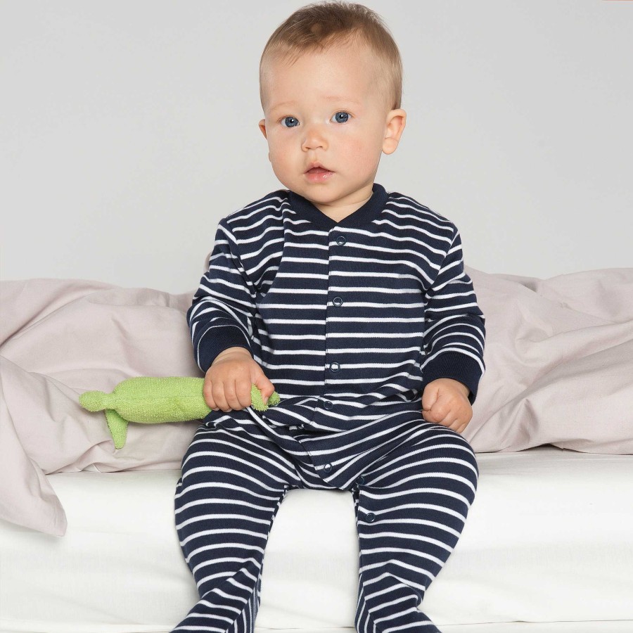 Pyjamas | LIVING CRAFTS Dolphin | Pyjamas White/Navy Striped