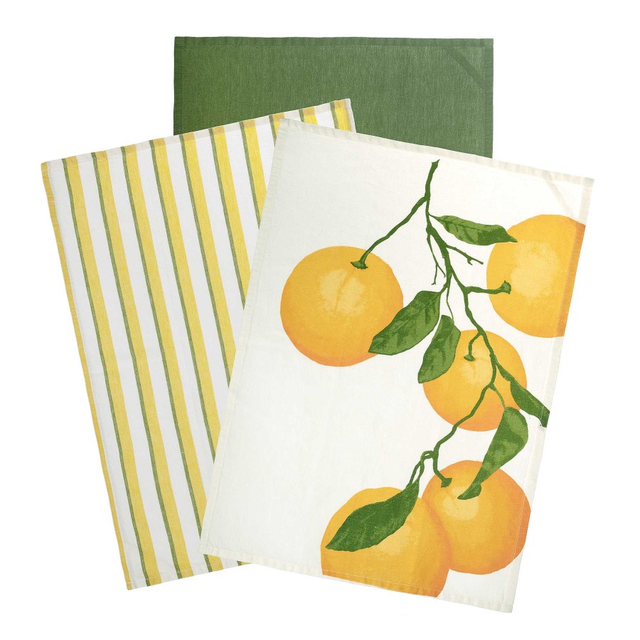 Kitchen | LIVING CRAFTS Dish Towels, Pack Of 3 Orange