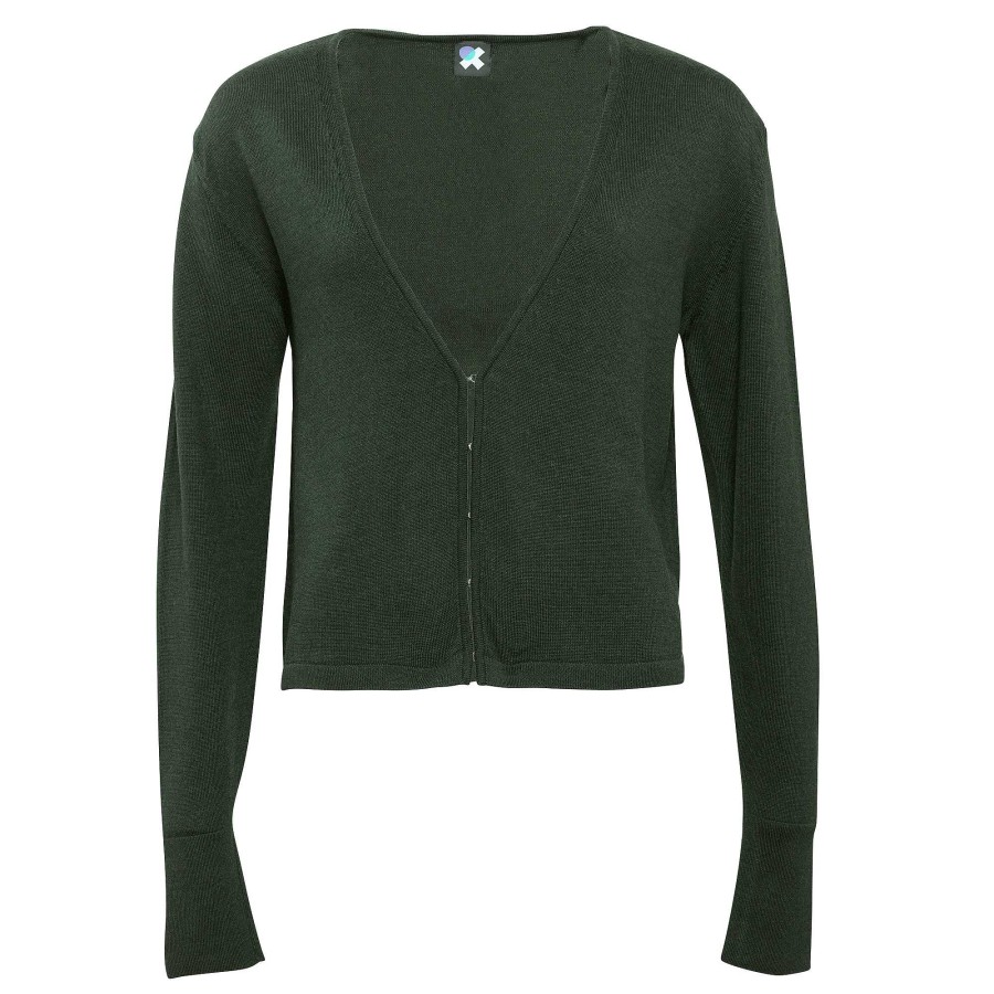 Cardigans & Jackets | LIVING CRAFTS Truestory Alizee | Cardigan Forest Green