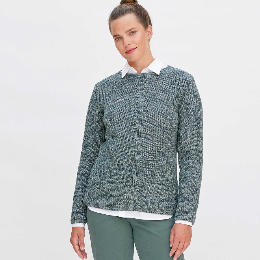 Knitwear & Sweatshirts | LIVING CRAFTS Nalani | Sweater Fjord/Green