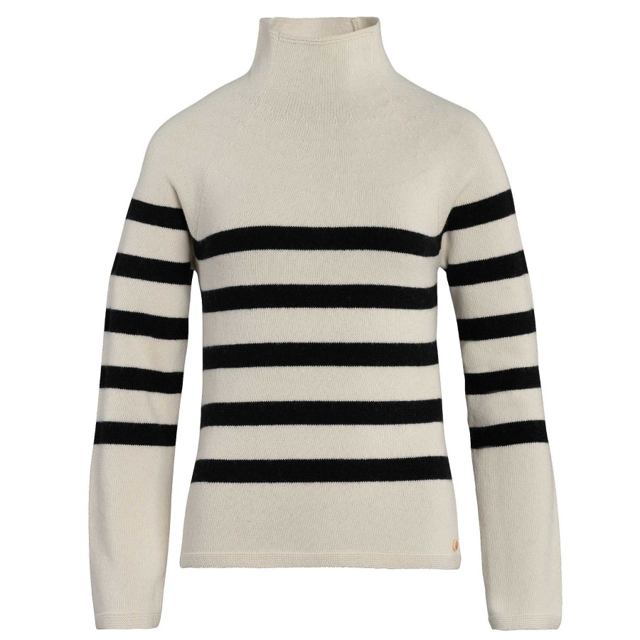 Knitwear & Sweatshirts | LIVING CRAFTS Paloma | Sweater Black/Cream