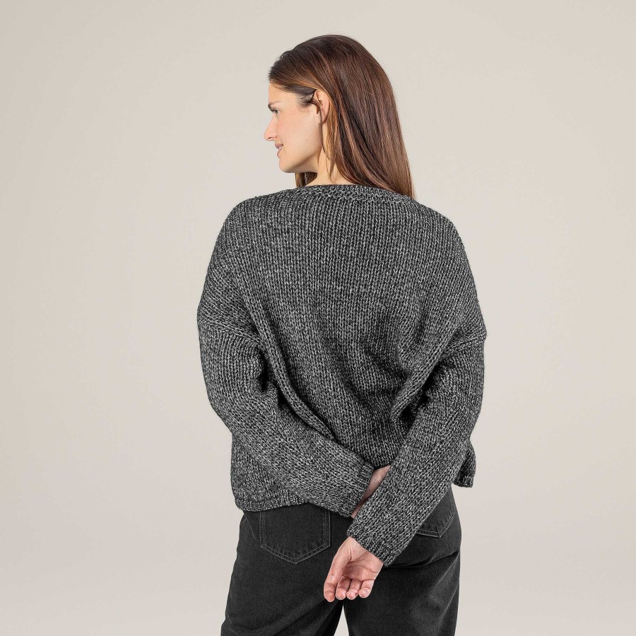 Cardigans & Jackets | LIVING CRAFTS Palila | Cardigan Black/Cream