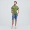 T-Shirts & Polo Shirts | LIVING CRAFTS Onofrio | Polo Shirt Leafs/Olive