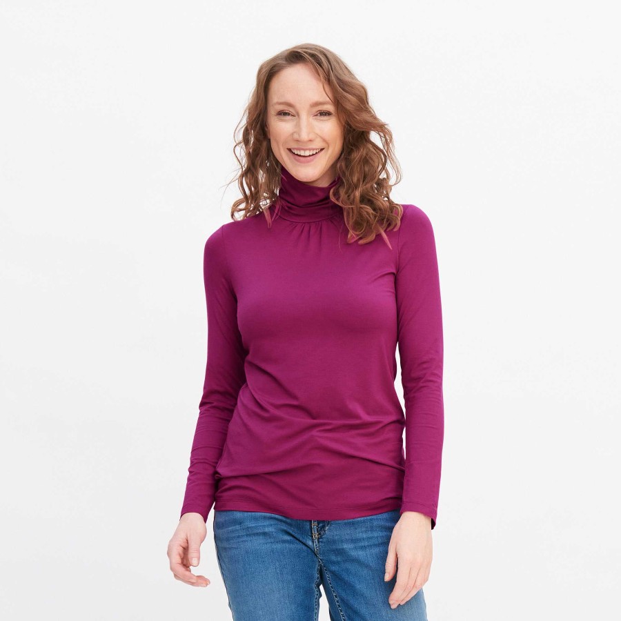 Shirts & Tops | LIVING CRAFTS Lucrezia | Turtleneck Shirt Very Berry