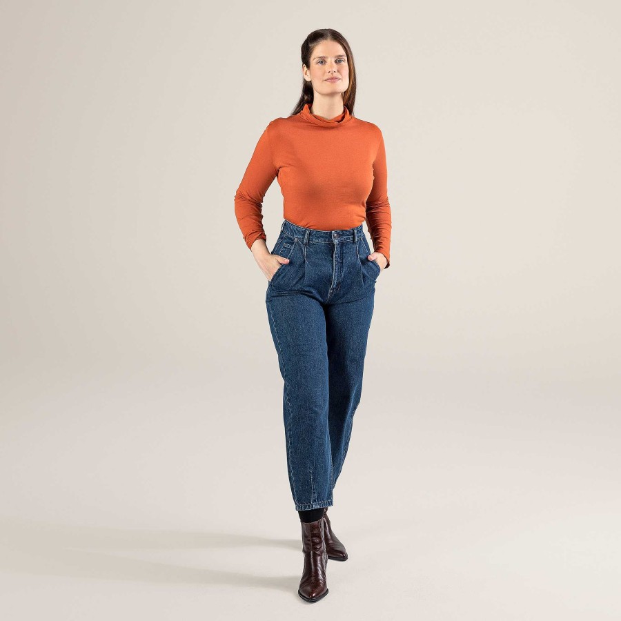 Jeans & Trousers | LIVING CRAFTS Pauletta | Trousers Dark Blue Denim