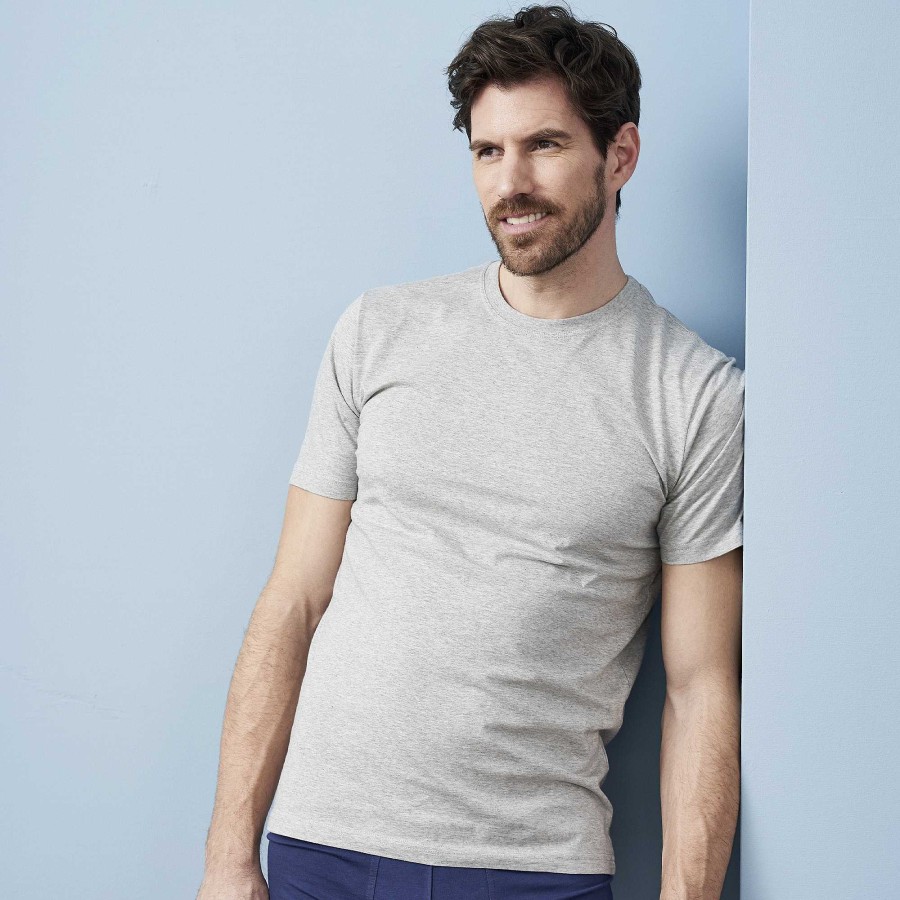 T-Shirts & Polo Shirts | LIVING CRAFTS Clark | T-Shirt Grey Melange