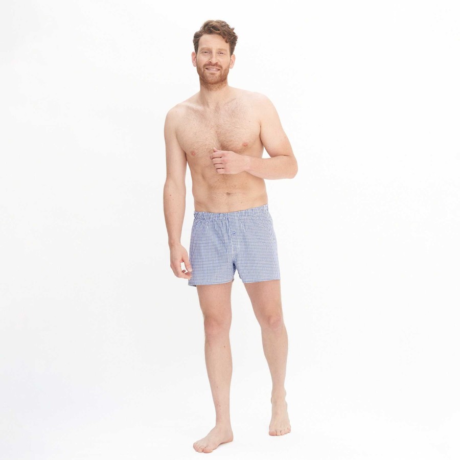 Underwear | LIVING CRAFTS Gregor | Boxer Shorts, Pack Of 2 Denim Blue