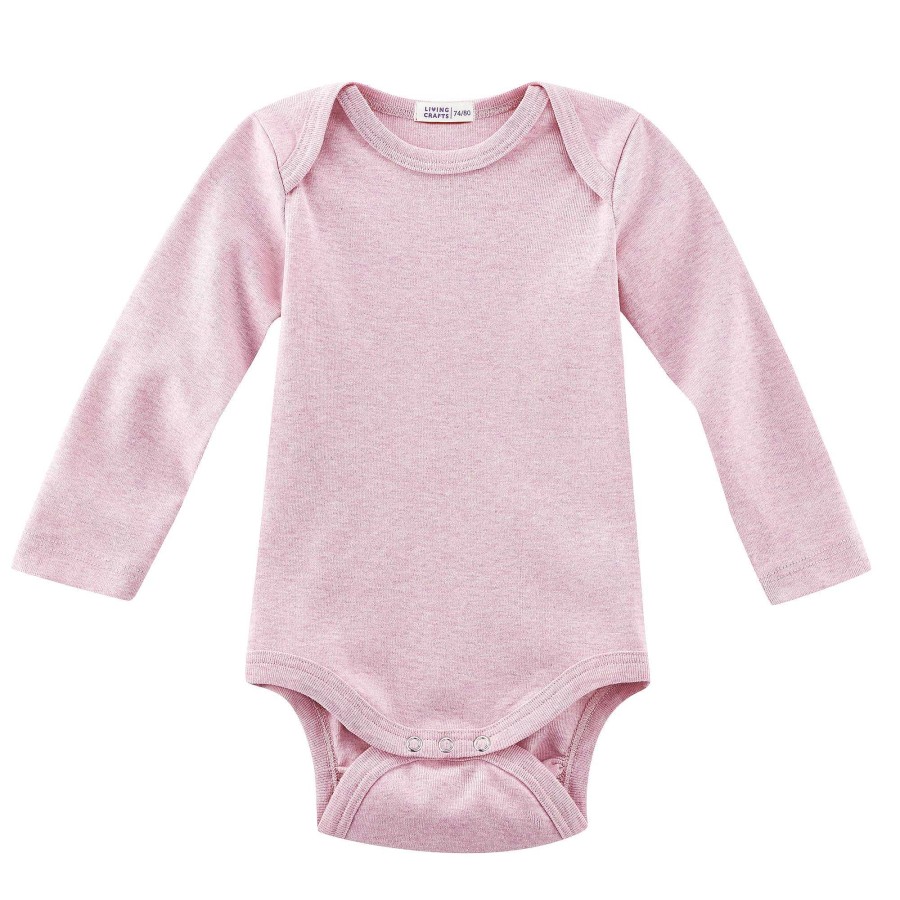 Bodys & Romper Suits | LIVING CRAFTS Herby | Long-Sleeved Body Rose Melange