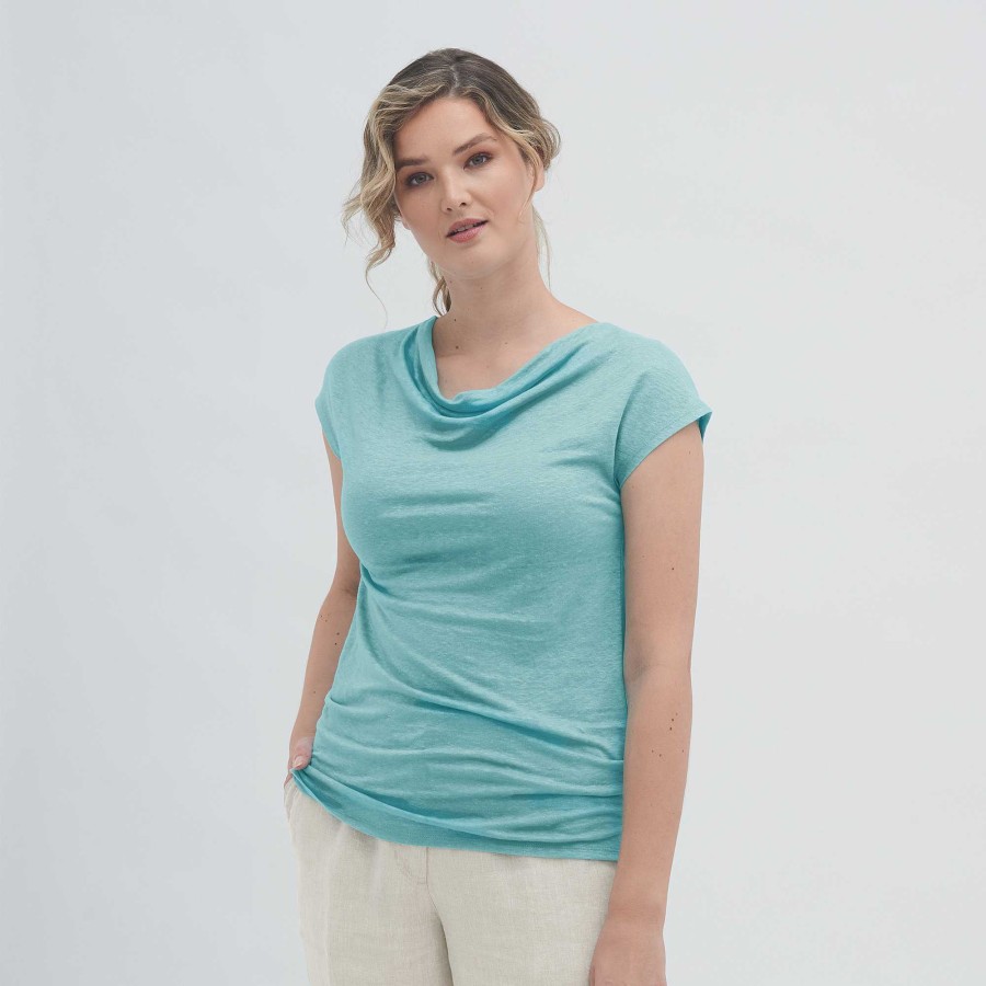 Shirts & Tops | LIVING CRAFTS Gilka | T-Shirt Lagoon