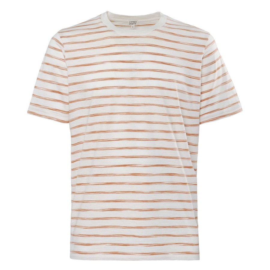 T-Shirts & Polo Shirts | LIVING CRAFTS Odin | T-Shirt Raw Sienna/Offwhite