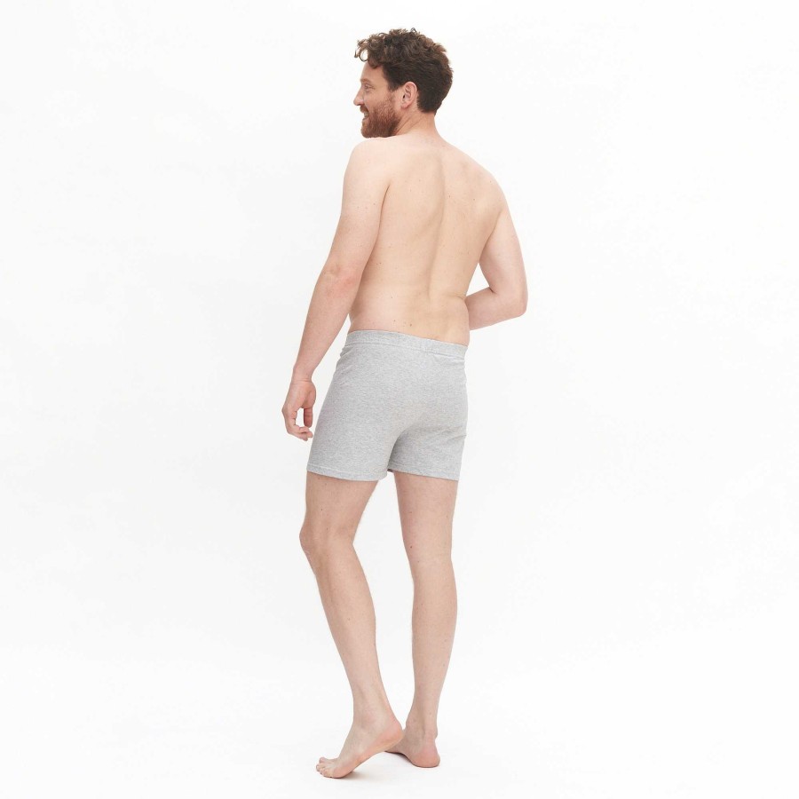 Underwear | LIVING CRAFTS Ben | Boxer Shorts Grey Melange