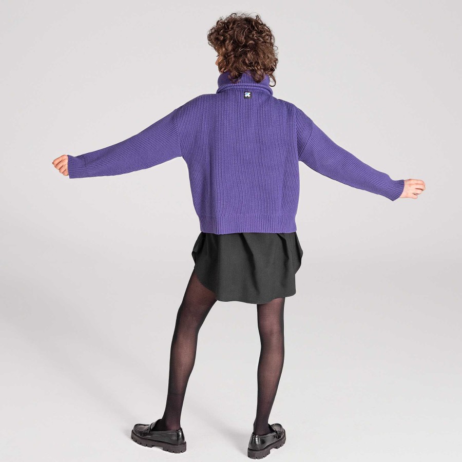 Knitwear & Sweatshirts | LIVING CRAFTS Truestory Arkena | Troyer Purple