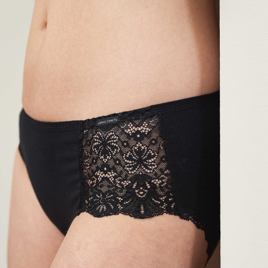 Underwear | LIVING CRAFTS Evana | Panties Black