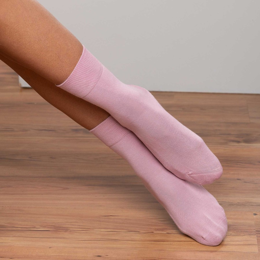 Socks & Tights | LIVING CRAFTS Mabel | Socks, Pack Of 2 Dusty Rose