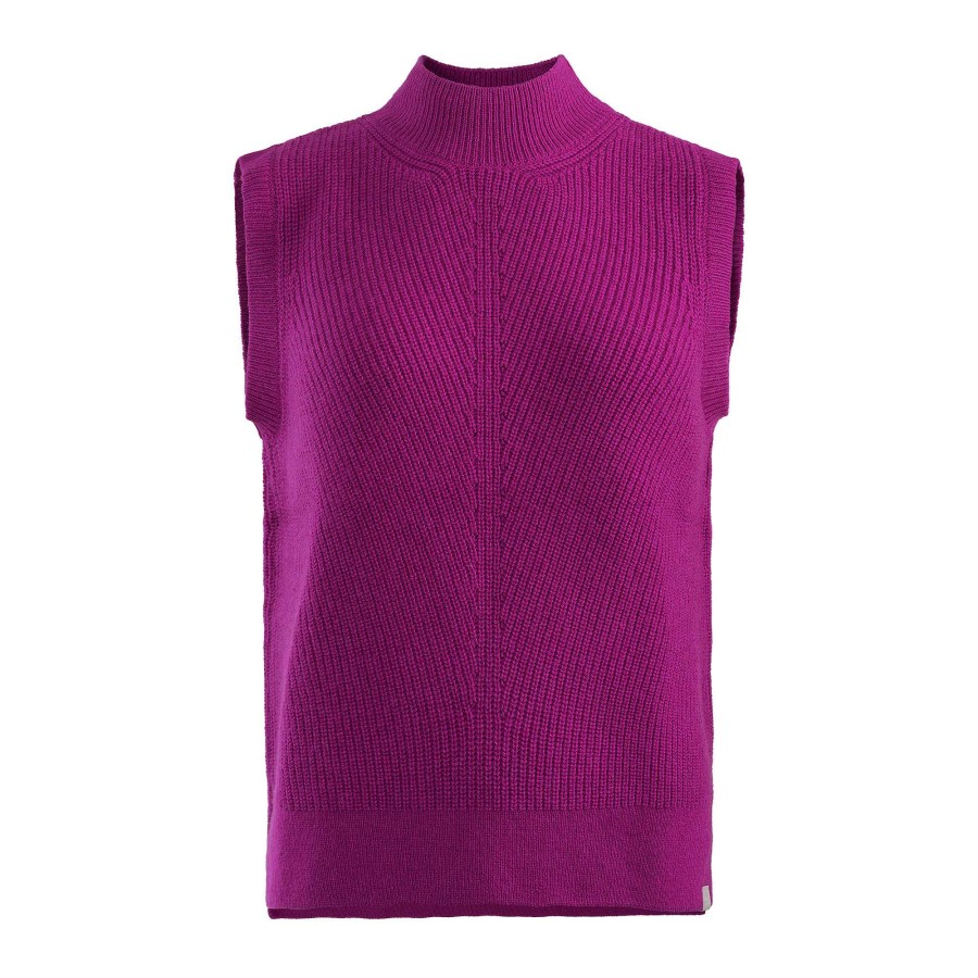 Knitwear & Sweatshirts | LIVING CRAFTS Nira | Vest Very Berry