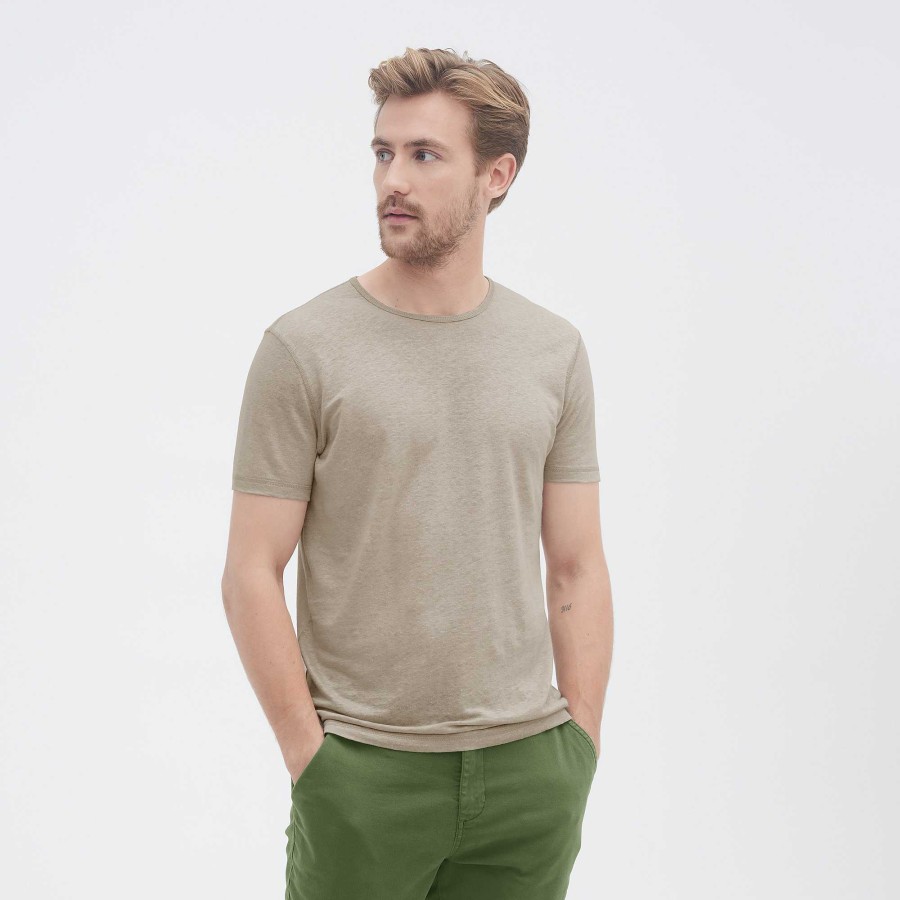 T-Shirts & Polo Shirts | LIVING CRAFTS Andy | T-Shirt Natural Linen