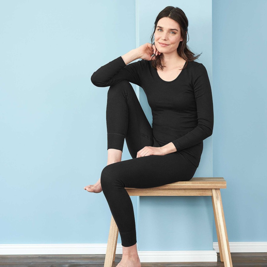 Underwear | LIVING CRAFTS Jessica | Long Johns Black