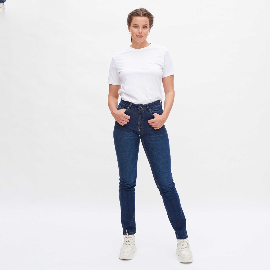 Jeans & Trousers | LIVING CRAFTS Donna | Jeans Dark Blue Denim