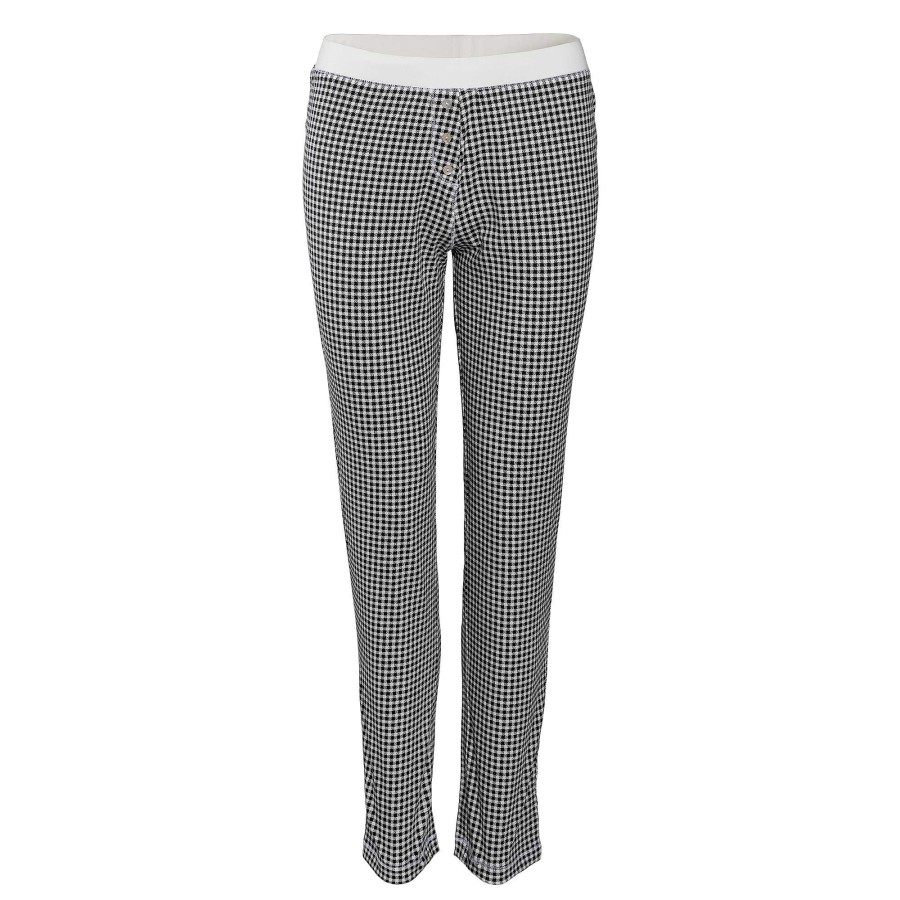 Pyjamas | LIVING CRAFTS Carol | Sleep Trousers Vichy Black/Cream