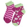 Socks & Tights | LIVING CRAFTS Agave | Sneaker Socks, Pack Of 2 Happy Bees