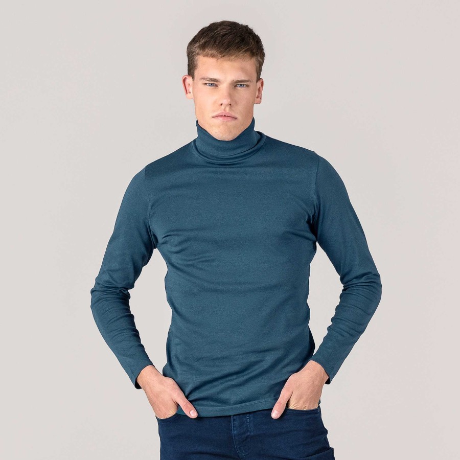 Knitwear & Sweatshirts | LIVING CRAFTS Helge | Turtleneck Shirt Cosmo