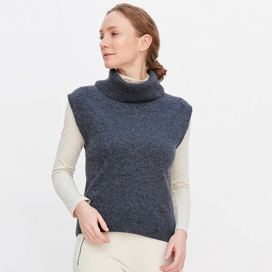 Knitwear & Sweatshirts | LIVING CRAFTS Lala | Vest Smoke