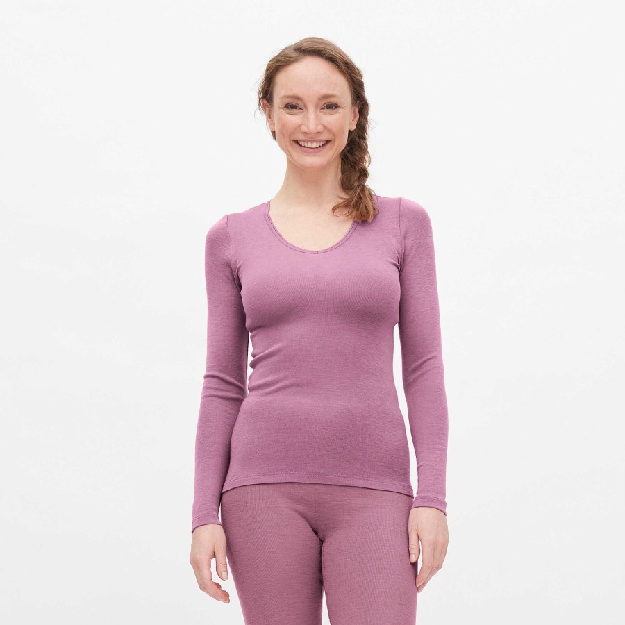 Functional Underwear | LIVING CRAFTS Felicia | Long-Sleeved Shirt Light Pink