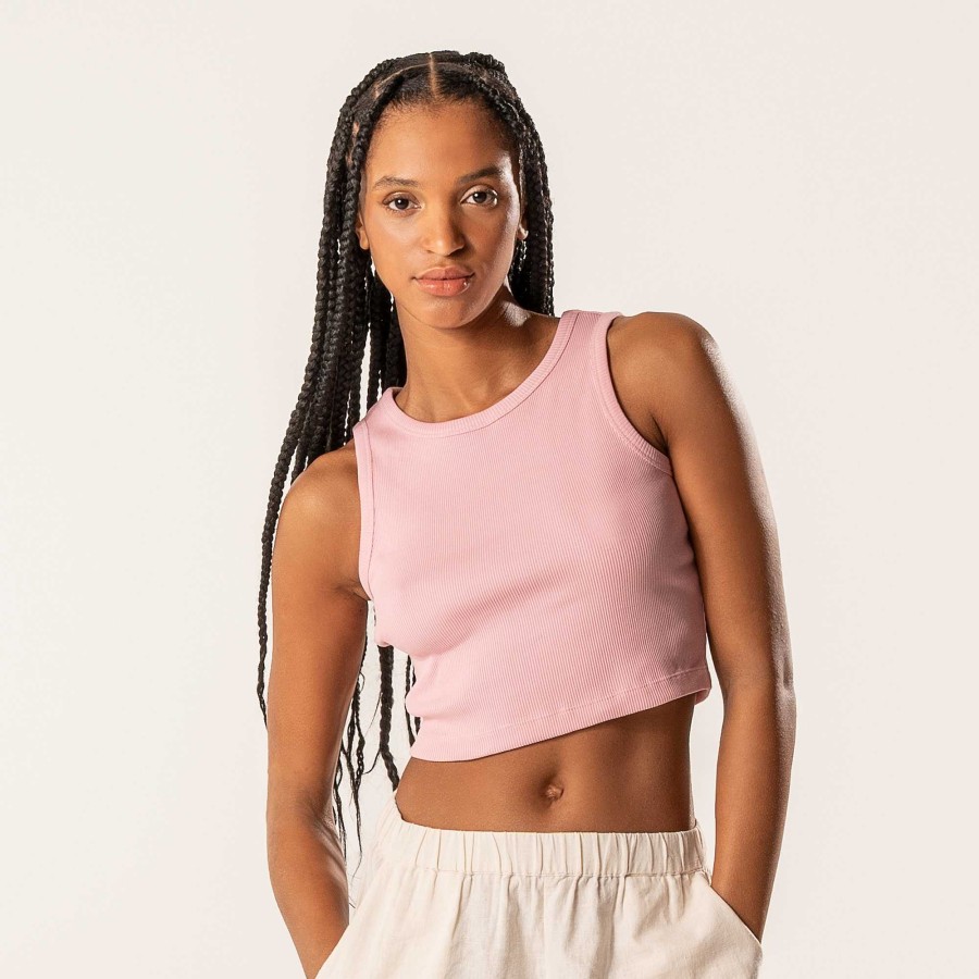 Shirts & Tops | LIVING CRAFTS Truestory Demi | Rib Crop Top Blush