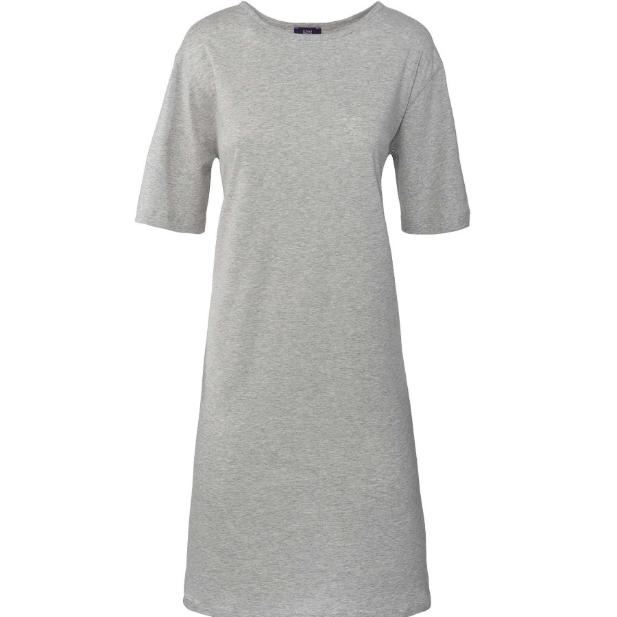 Nightshirts | LIVING CRAFTS Berit | Night Shirt Grey Melange